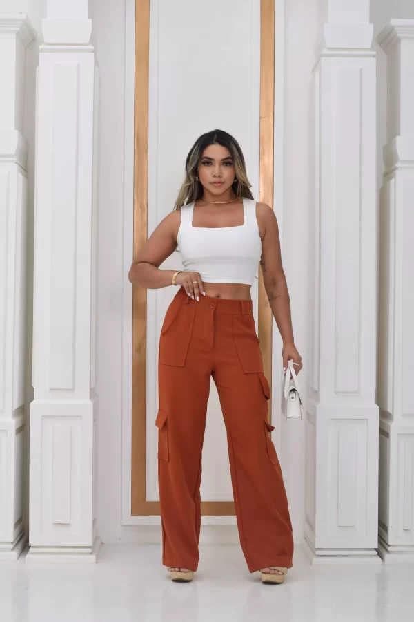 CALÇA ZARA COM CINTO FINO - Image 8