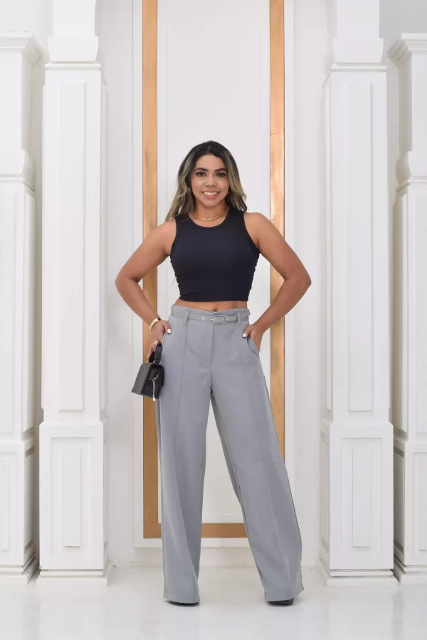 CALÇA ZARA COM CINTO FINO - Image 4